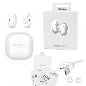 Беспроводные bluetooth-наушники Samsung Galaxy Buds Live с кейсом, white
