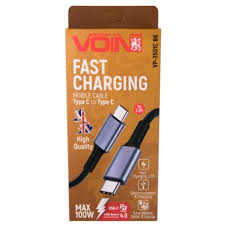 Кабель Voin VP-3501C BK Type C - Type C 1.m