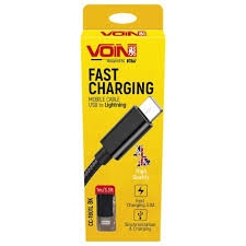 Кабель Voin CC-1801L BK Lightning 1.0m