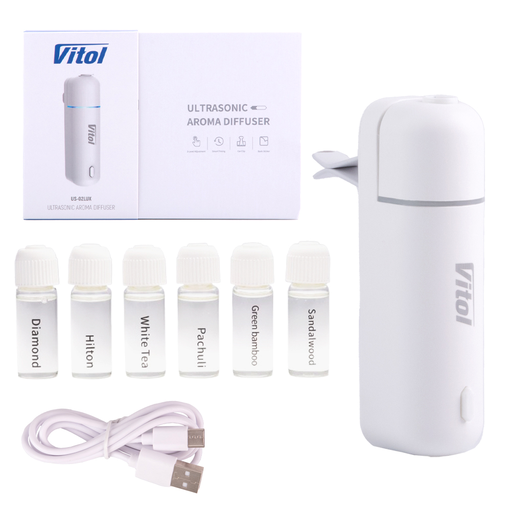 Автодиффузор Vitol US-02LUX White ультразвуковой — фото 2