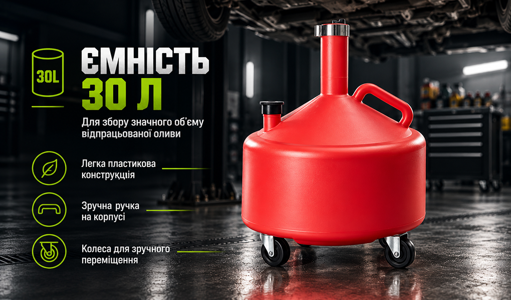 Установка для слива масла Alloid SM-5091, 30 л — фото 4