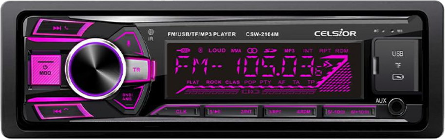 Бездисковый MP3/SD/USB/FM проигрыватель Celsior CSW-2104M (б/у) — фото 2