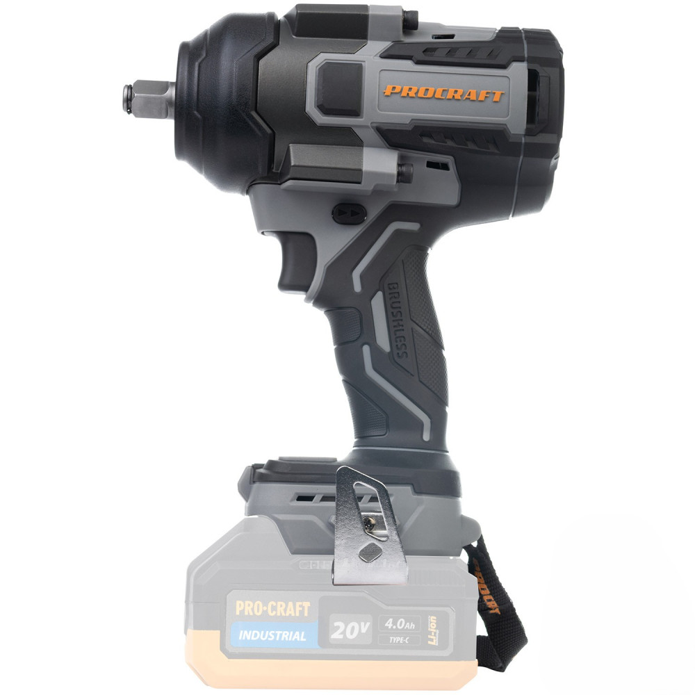 Аккумуляторный гайковёрт Pro-Craft Industrial IW1200A, без аккумулятора и зарядного устройства — фото 2