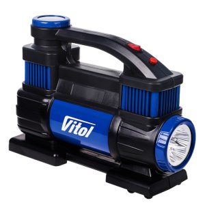 Компрессор ViTOL K-70 150 psi, 25 А, 90 л/мин, 2 цилиндра