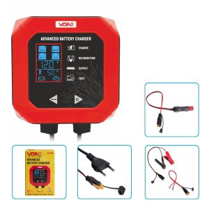 Зарядное устройство VOIN VL-125 12 В, 5 А, LCD, импульсное